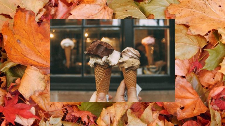 Ice Cream in Autumn
