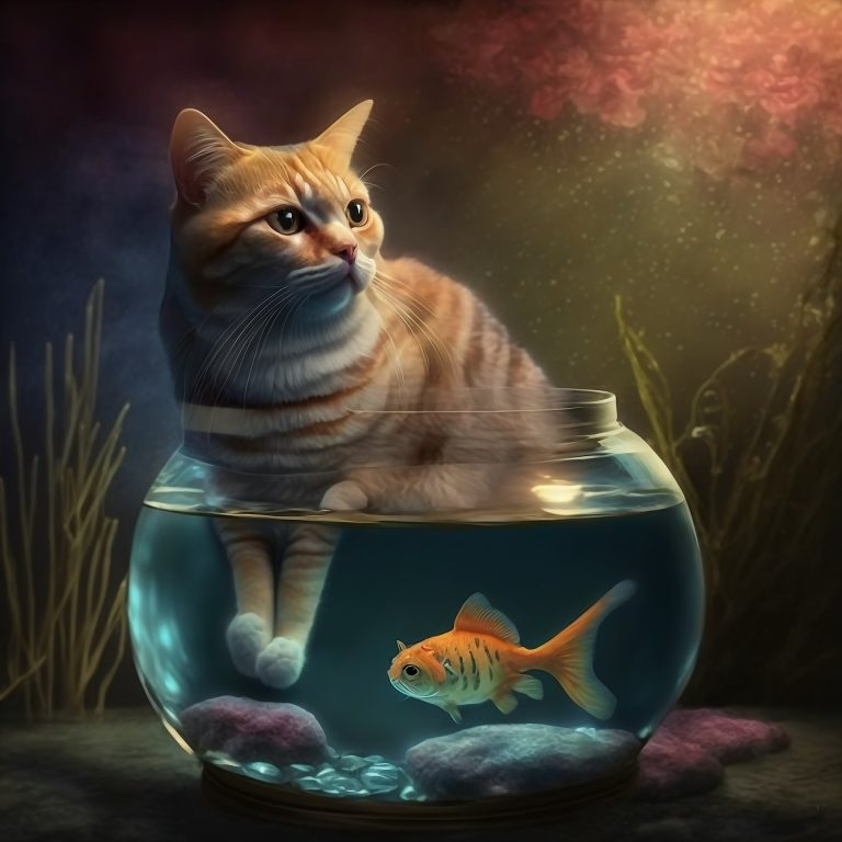 The Cat in the Fish Tank
